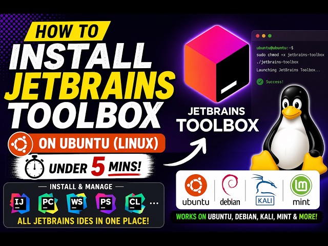 Install JetBrains Toolbox on Ubuntu in Under 5 Minutes | Linux Setup Guide for Developers