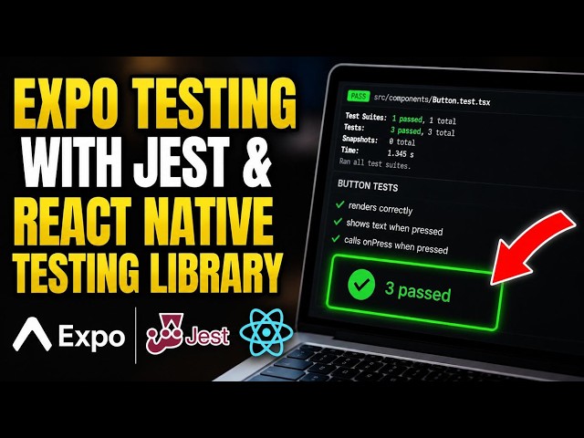 How to setup Expo testing with Jest and React Native Testing Library - Detailed Guide