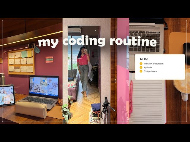 My CODING ROUTINE for placements | opening my final semester result 👌