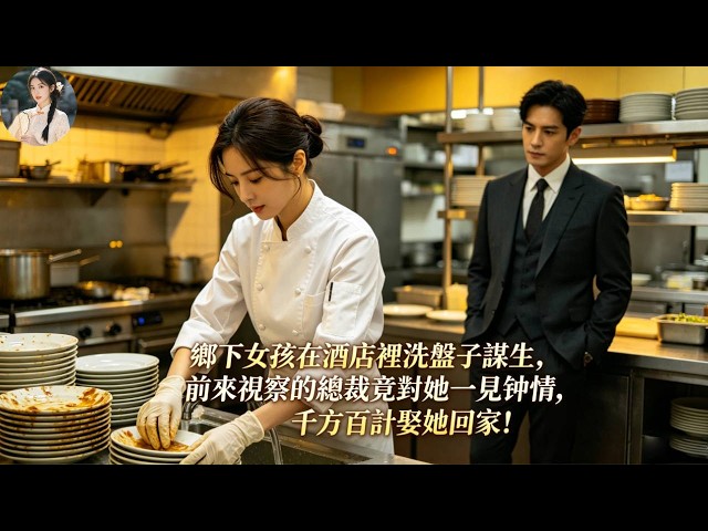 鄉下女孩在酒店裡洗盤子謀生，前來視察的總裁竟對她一見鐘情，千方百計娶她回家！#掉馬甲#甜寵 #閃婚#情感故事 #霸道總裁 #婚姻#都市愛情 #先婚後愛 #霸道總裁 #灰姑娘#爽文 #婚姻