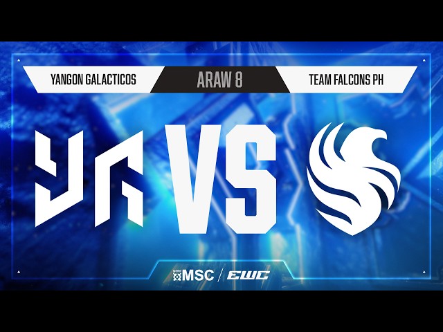 Team Falcons PH vs Yangon Galacticos | ARAW 8 | Knockout Stage | MSC sa EWC26