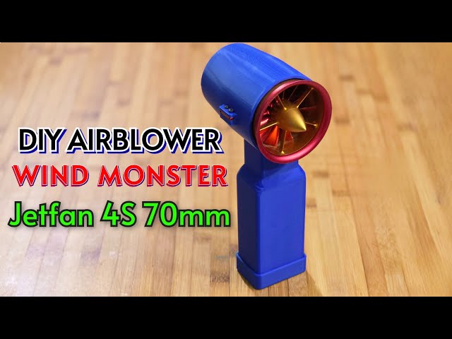 Custom DIY Handheld Jetfan Blower – Insane Wind Power