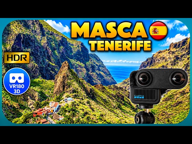 [8K][VR180 3D]  Masca, Tenerife, Canary Islands