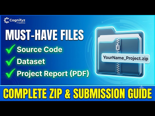 How to Create a ZIP File for Internship Submission (Windows & macOS) | Cognifyz IT Solutions
