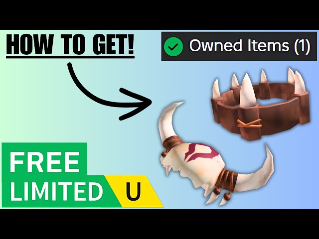 Free Croc Tooth Crown & Outback Bone Horns UGC Limiteds (How to Get!)