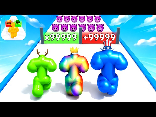 TALL MAN RUN - New Mobile Gameplay Walkthrough (iOS,Android) All Levels Update Freeplay Max Skills