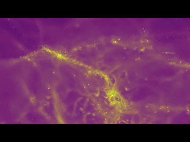 Astrophysics simulation visualisation
