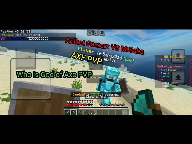 Aniket Gamerz VS MrSaha @MrSaha2 Who is Axe PVP God......