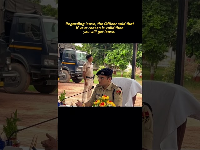 What did the IPS officer say about the leaves #defence #police #public #ipsofficer #constable