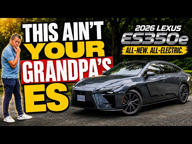 ¡Este ciertamente no es el ES de tu abuelo! | Reseña del NUEVO Lexus ES350e EV 2026