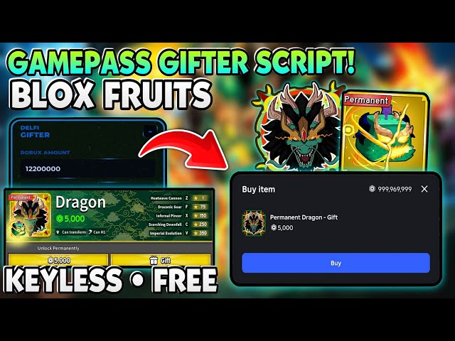 [FIXED🐲] GamePass Gifter Script Blox Fruits Script! 🔥 | NO KEY • UNDETECTED • OVERPOWERED