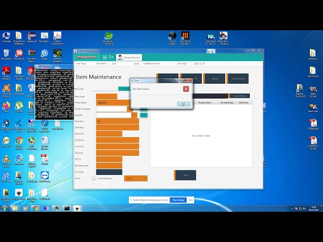 POS and Inventory Mangement System OpenJFX Complete