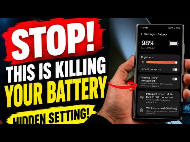 Your Android Battery Isn't  Bad! 7 Hidden Things Draining It Fast