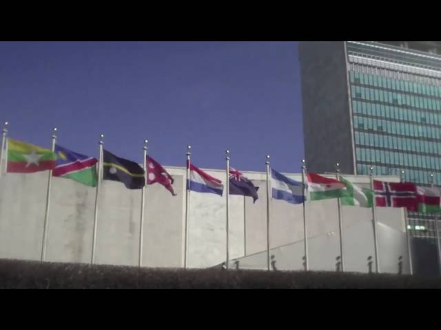 Flags at the United Nations