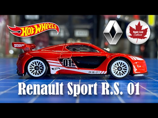 Hot Wheels Renault Sport R.S. 01 (458) carbon fibre decal experiment
