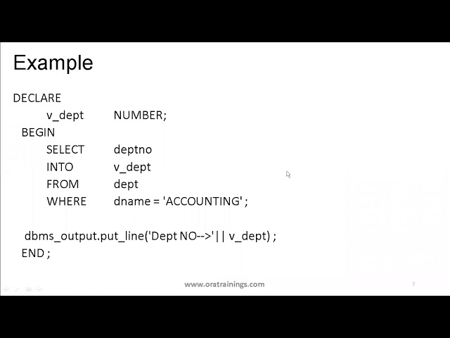 Oracle PLSQL - CURSOR (Implicit and Explicit)