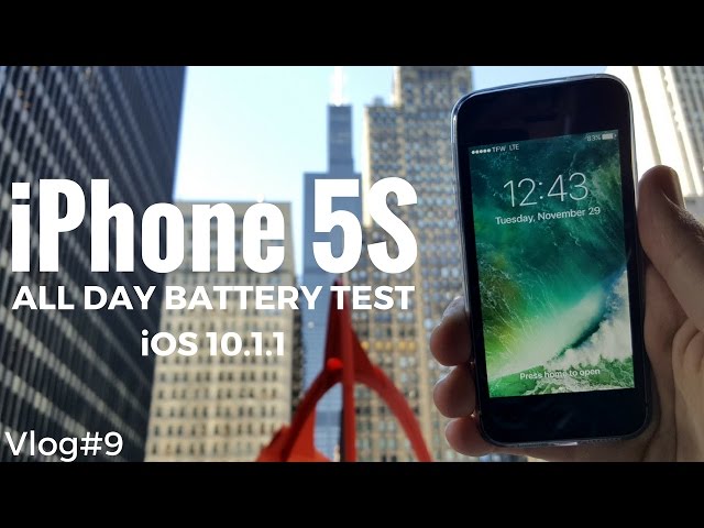 iPhone 5S All Day Battery Test [VLOG#9]