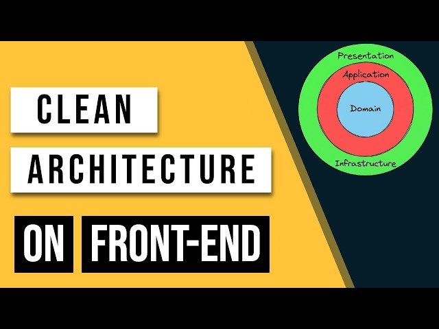 The Beginner's Guide to Frontend Clean Architecture