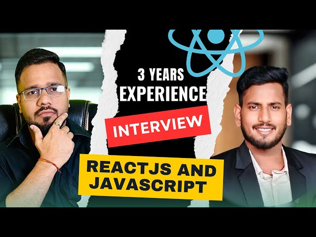 Frontend Developer Mock Interview | 3 Years Experience | HTML, CSS,  React and JavaScript
