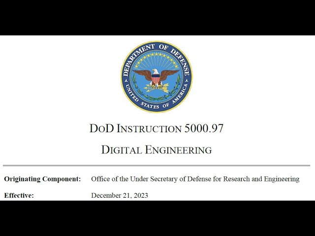 Anark Guide to DoD Instruction 5000.97 Digital Engineering