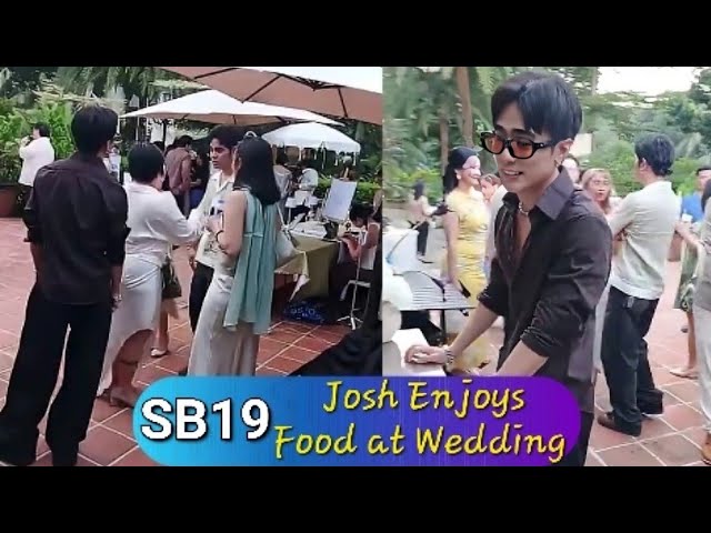 SB19 JOSH AND PABLO SPOTTED AT A WEDDING RECEPTION