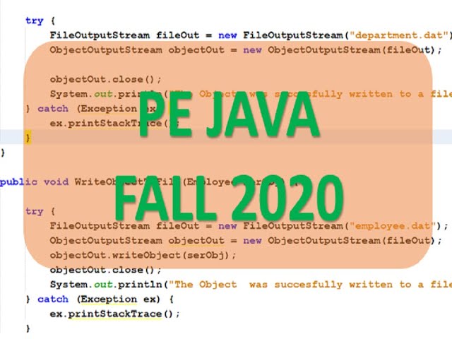 Lập trình Java - Giải đề thi PE Java FALL 2020 đại học FPT