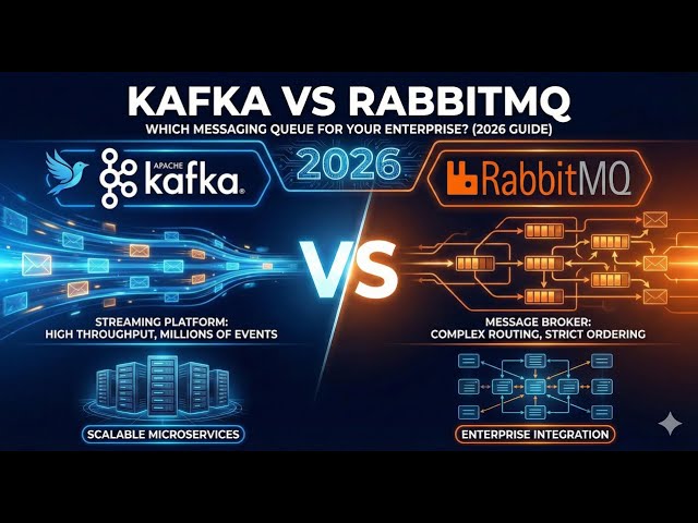Kafka vs RabbitMQ: Which Messaging Queue for Your Enterprise? (2026 Guide) #kafka #rabbitmq