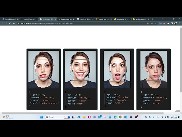 DeepFace library
