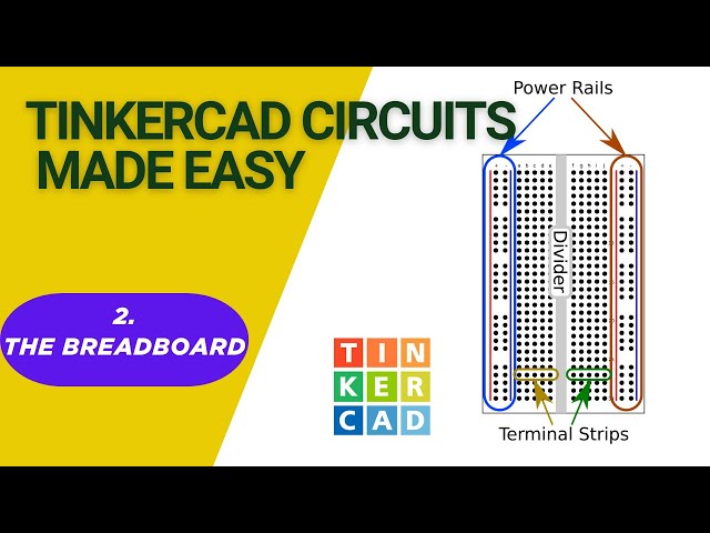 Understanding The Breadboard | Tinker CAD Circuit Tutorials |Arduino tutorials