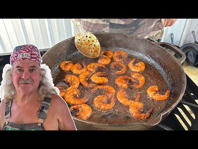 BBQ Shrimp And Fried Spider Legs with Bruce Mitchell