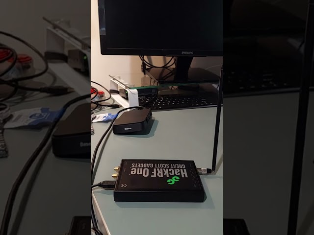 Over the air transmittion and reception of QPSK signal using HackRF One and RTL-SDR with GNU Radio.