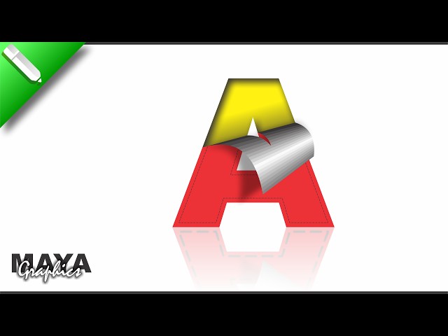 CorelDraw Typography Tricks: Page Curl Effect