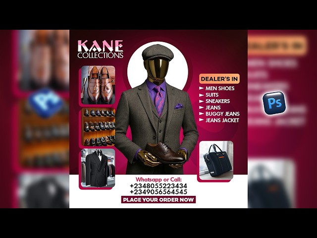 Social Media Flyer Design | How To Design A Flyer in Photoshop