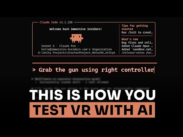 Setup AI Agent for VR | Meta XR Operator