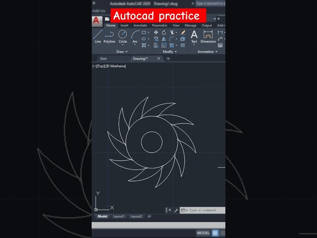 AutoCad Drawing Mechanical | Autocad 2d tutorial for beginners | Drawing | CAD by Ankit | #autocad