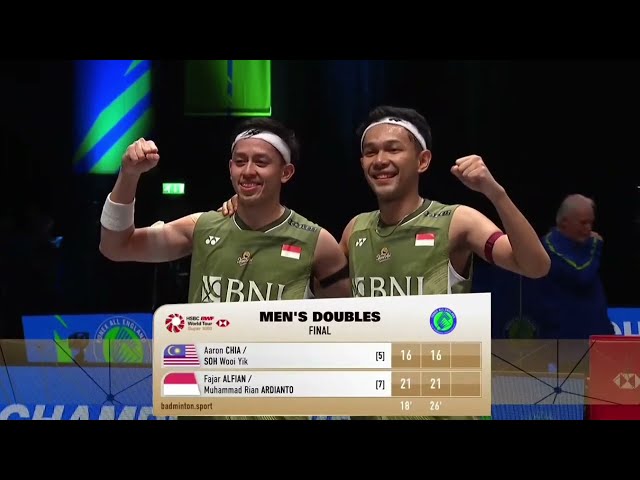 Fajar / Rian vs Aaron Chia / Soh Wooi Yik | All England Open 2024 | Final