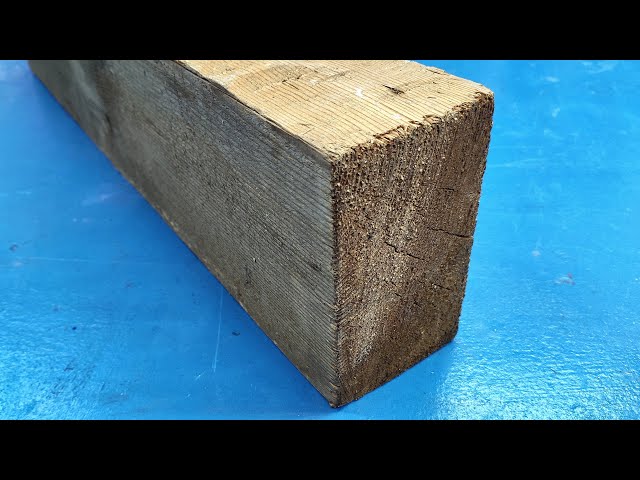 ¡Brillante idea hecha de un trozo de madera vieja!