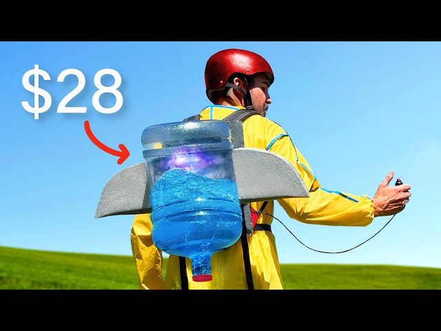 I Built a $28 Jetpack… And Tried Flying It