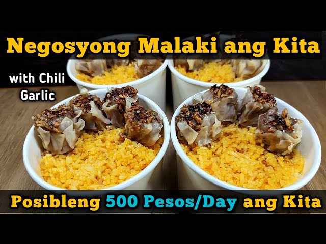Posibleng 500 Pesos per Day ang Kitain mo | Siomai Java Rice Recipe