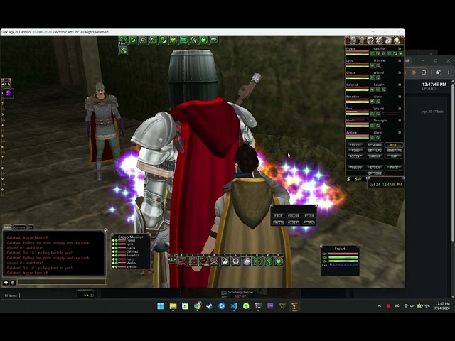 Open DAoC - Local private server gameplay/debug session feat. Claude