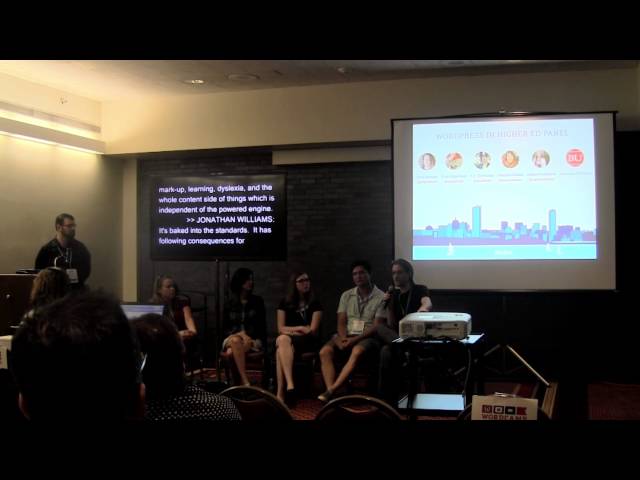 WordPress in Higher Education Panel