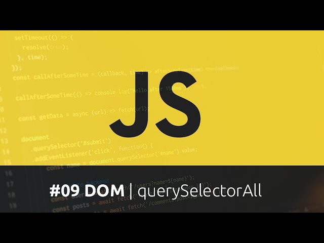 Curso de Javascript - #9 DOM | querySelectorAll