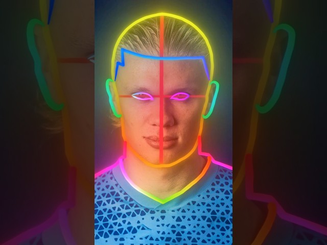 How To Draw Haaland 🔥🩵