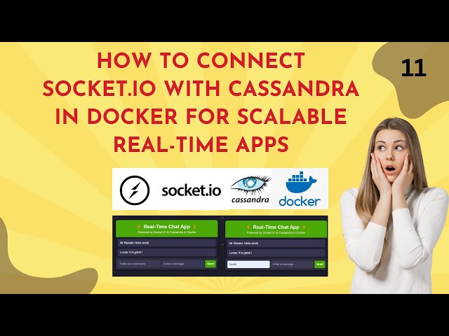 🔥How to Connect Socket IO with Cassandra in Docker for Scalable Real Time Apps 🚀