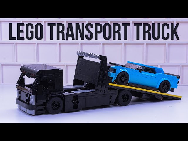 LEGO Custom Transport Truck Speed Champions MOC Tutorial