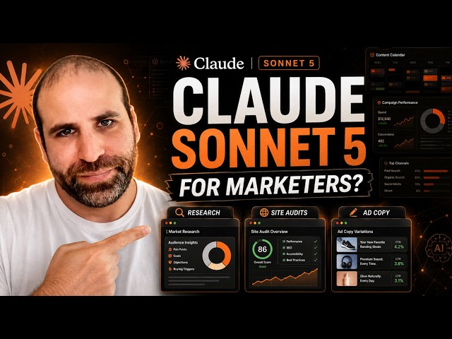 Claude Sonnet 5 Hands-On: Testing Agentic Marketing, Coding, Blog Writing, and Dashboard Creation