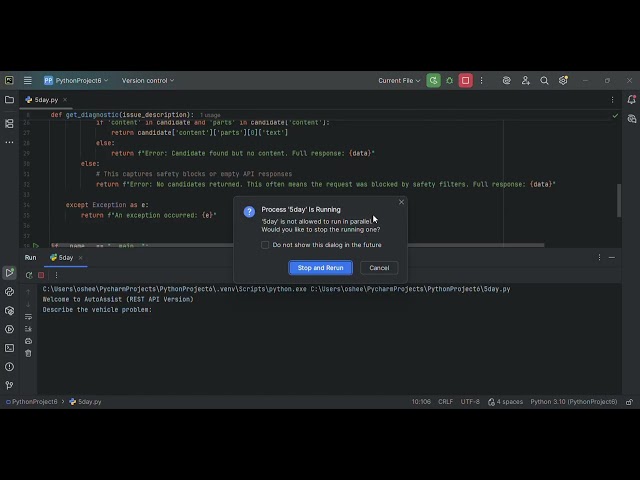 Python recording for AutoAssist AI