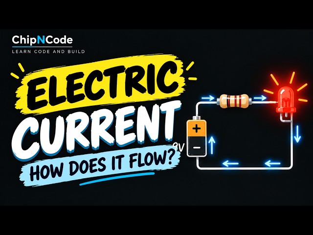 What is Electric Current ? | How Current Works in a Circuit | Basic Electronics #electriccurrent