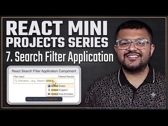 How To Create A Search Filter Application In React? React Typescript Tailwindcss Gemini Pro AI