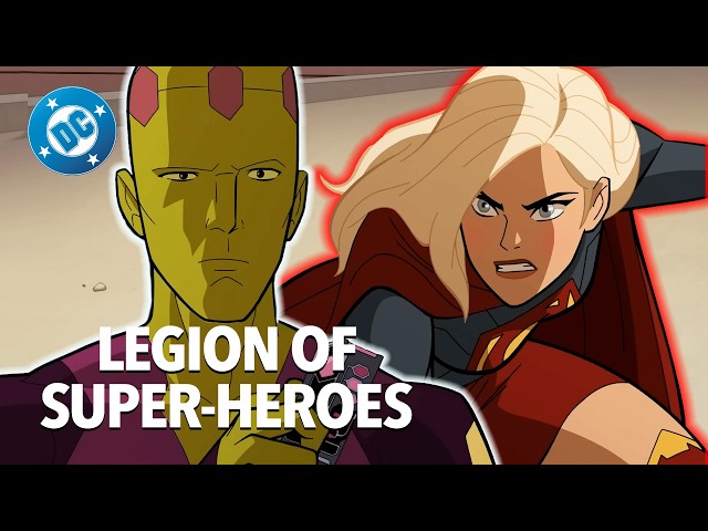Legion of Super-Heroes - Supergirl meets Brainiac 5 (it goes poorly) 😬 | DC